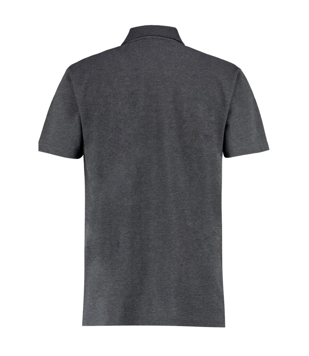 Polo Pour Hommes Gris Foncé Kustom Kit-2