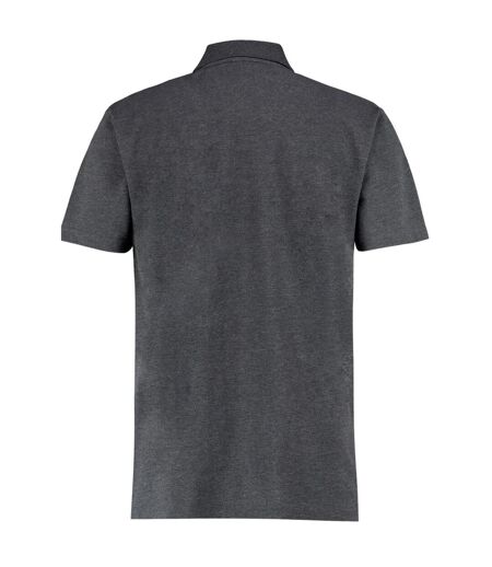 Polo Pour Hommes Gris Foncé Kustom Kit
