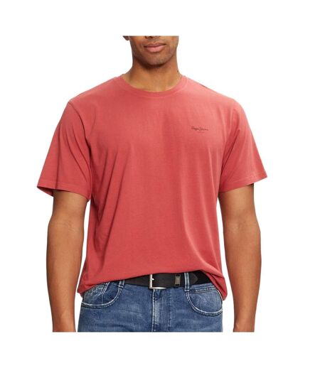 T-shirt rouge vif homme pepe jeans jacko