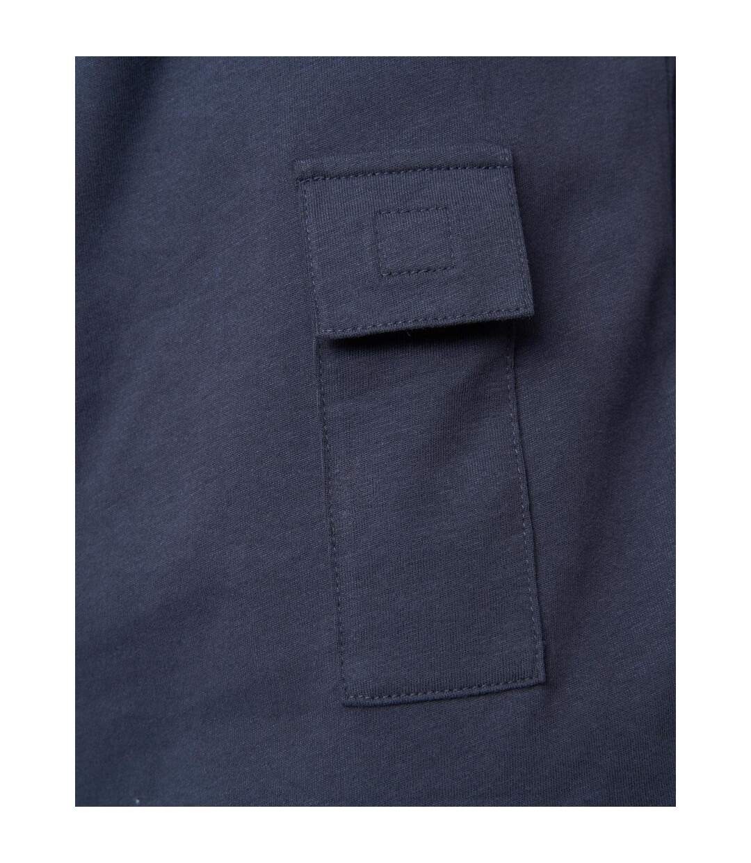 Mens trentflax t-shirt dark navy Duck and Cover-4