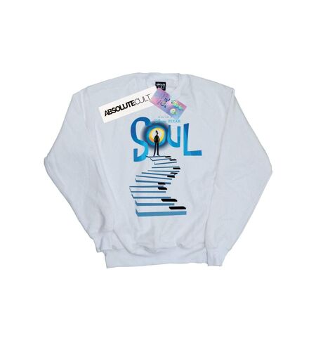 Disney Sweatshirt Womens/Ladies Soul Poster Art (Blanc) - UTBI36409