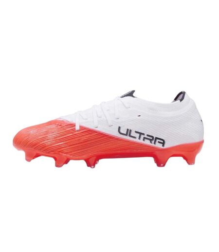 Mens Ultra 7.3 Two Tone Football Boots White Red Puma