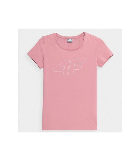 T-shirt Motif/style Imprimé Femme Rose 4F