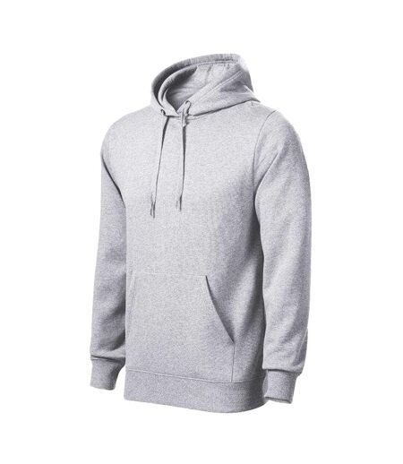 Sweat À Capuche Cape Homme Gris Clair Malfini