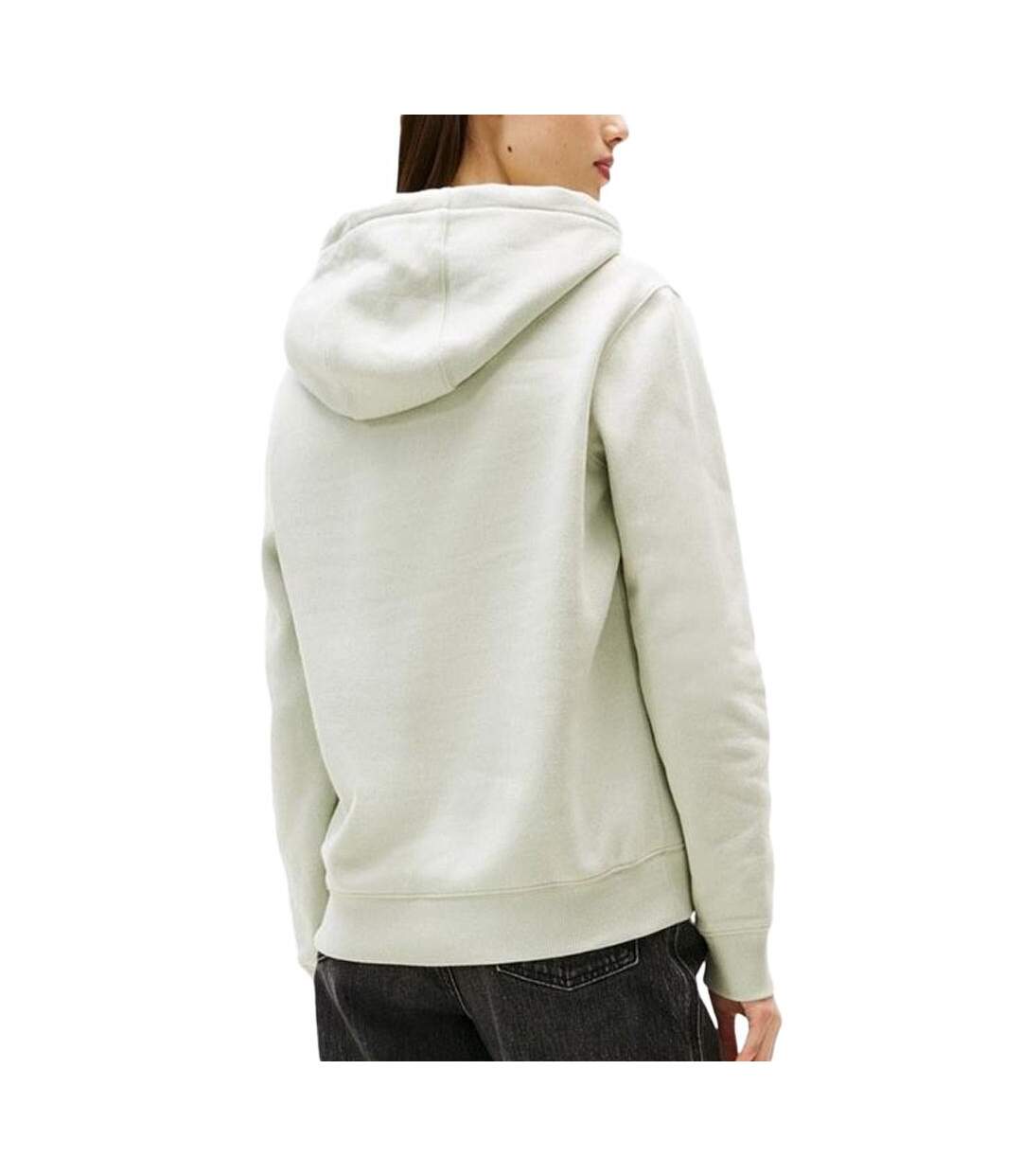Sweat à capuche vert clair femme tommy hilfiger flag - l-2