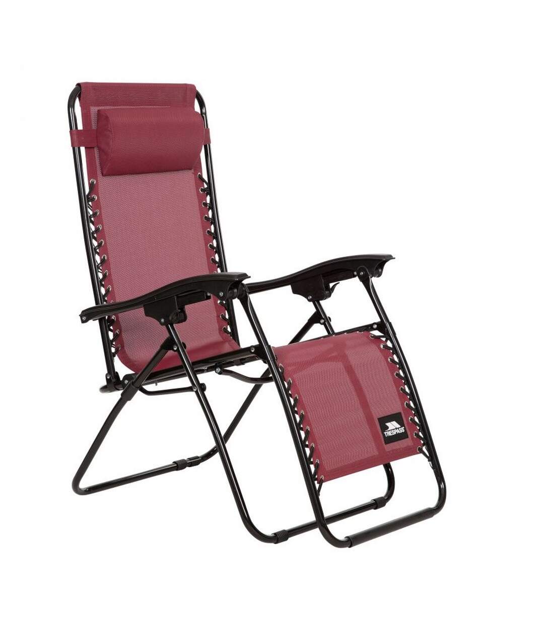 Glenesk folding garden chair one size maroon Trespass