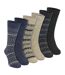 Sock Snob - 6 paires de chaussettes épaisses et résistantes en alpaga pour homme-1