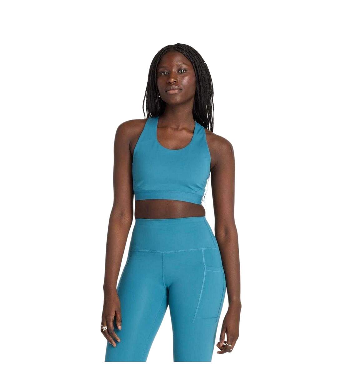 Brassière De Sport Femme Bleu New Balance-1