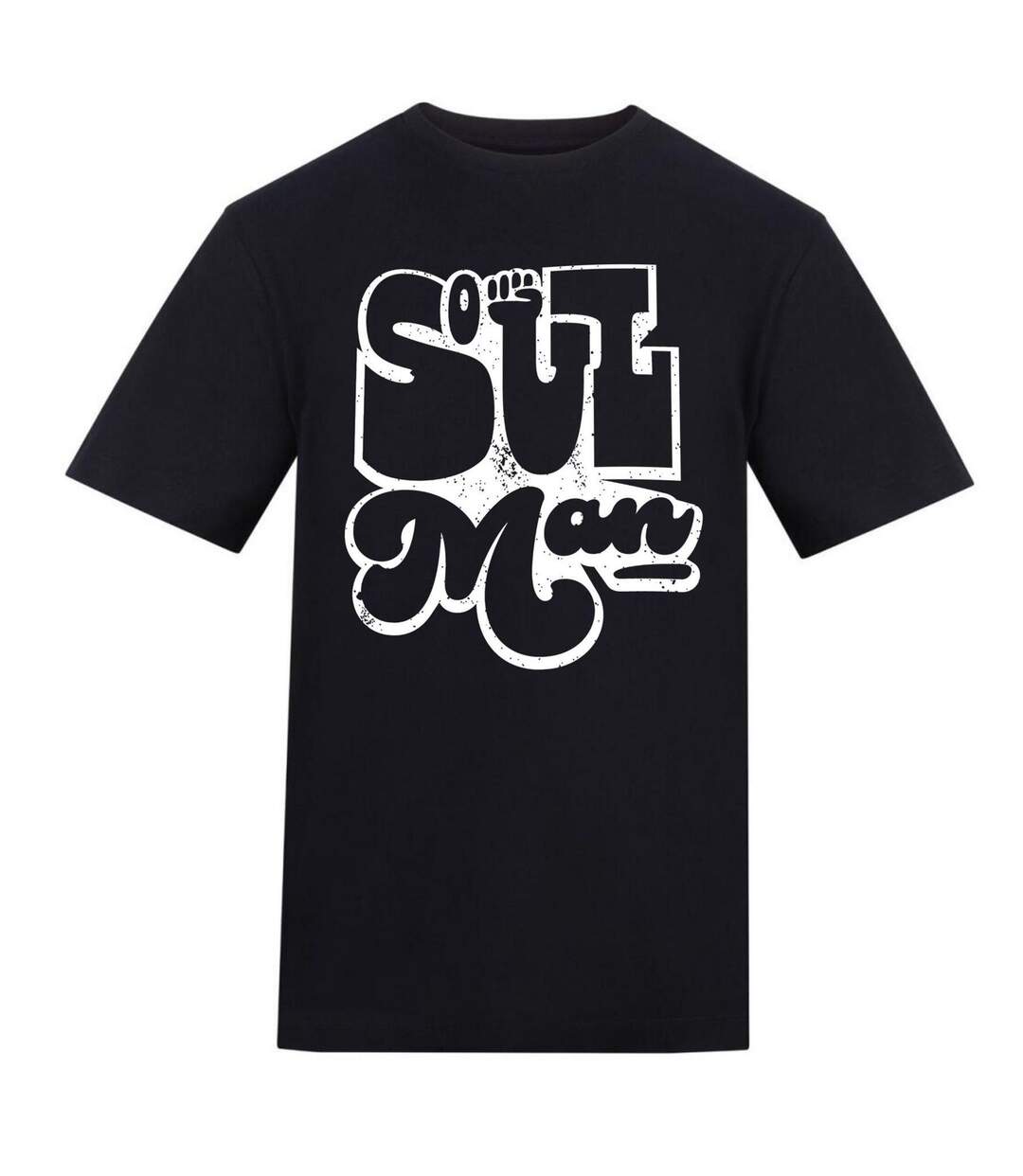 T-shirt Soul Man Homme Gris AWD-1