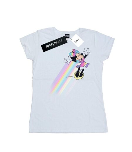 Disney T-shirt coton Whoosh Minnie Mouse Femme/Ladies (Blanc) - UTBI32925