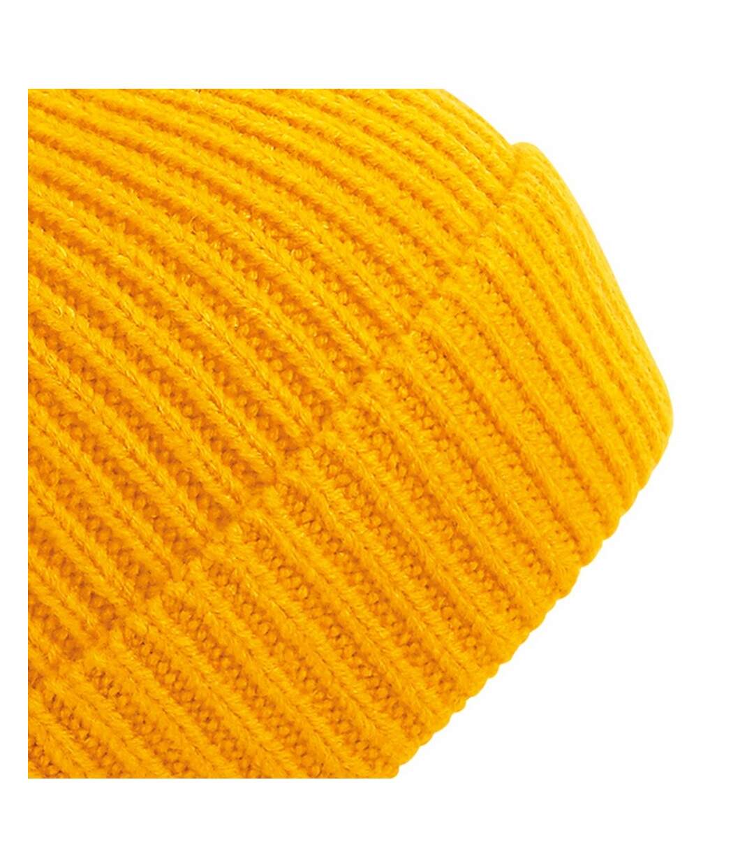 Beechfield Unisex Engineered Knit Ribbed Beanie (Sun Yellow) - UTRW7312-2