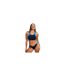 Ensemble De Maillot De Bain 2 Pièces Motif/style Blocs De Couleurs Femme Bleu Speedo-1