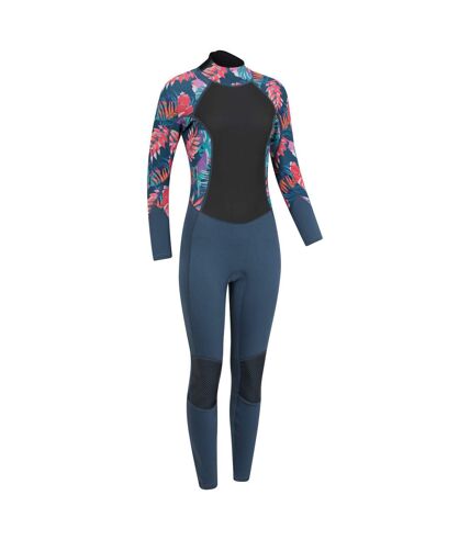 Mountain Warehouse Womens/Ladies Tropical Leaves Full Wetsuit (Navy) - UTMW3032