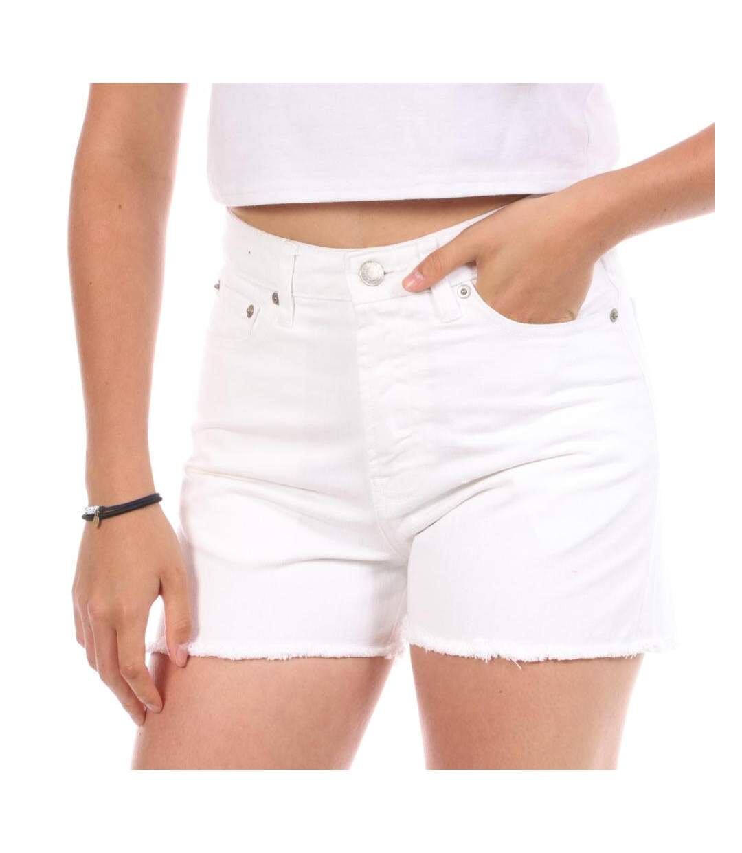 Short Blanc Femme Teddy Smith Kate - 26-1