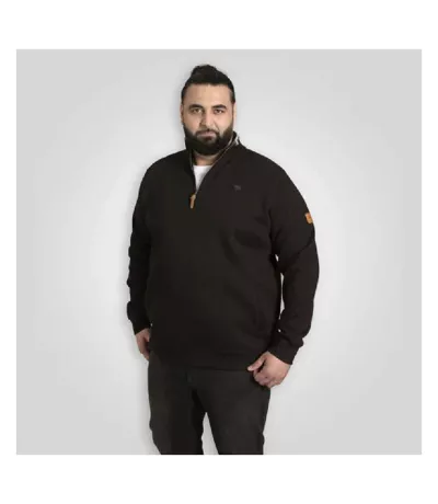 Sweat Motif/style Logo Brodé D555 Russel Homme Noir Duke