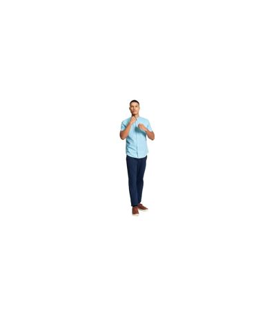 Chemise Manches Courtes Motif/style Signature Homme Bleu Ben Sherman