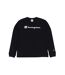 T-shirt Manches Longues Homme Noir Champion-1