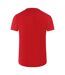 Mens London Aldis Tonal Logo T-shirt Red Aquascutum-3