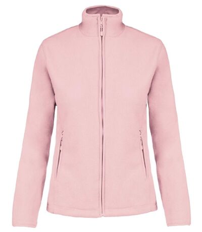 Veste micropolaire zippée - Femme - K907 - rose clair