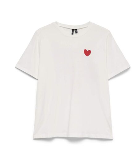 T-shirt blanc femme vero moda emma