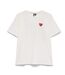 T-shirt blanc femme vero moda emma-1