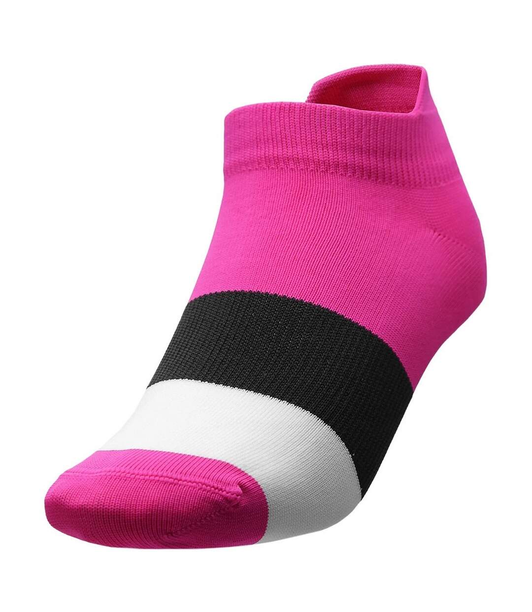 Socquettes H4l22 Femme Blanc Noir Rose 4F-3