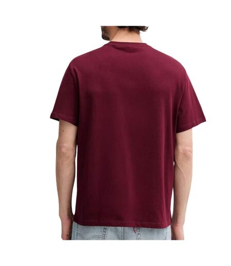 T-Shirt bordeaux homme calvin klein jeans hero