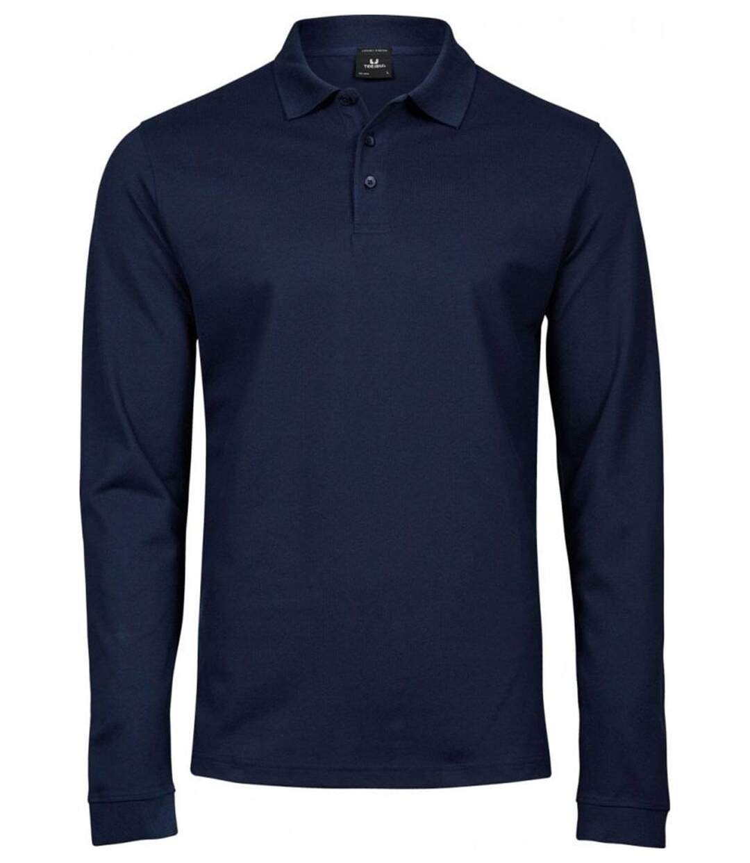 Polo manches longues - Homme - TJ1406 - bleu marine