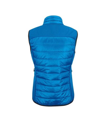 Womens/ladies Expedition Gilet Ocean Blue Printer