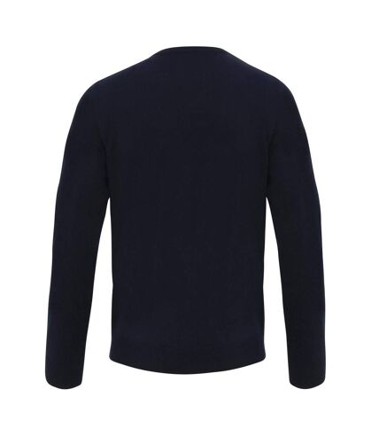 Premier Mens Essential Acrylic V Neck Sweatshirt (Navy)