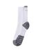 Womens/ladies Running Crew Socks White Grey Karrimor-3