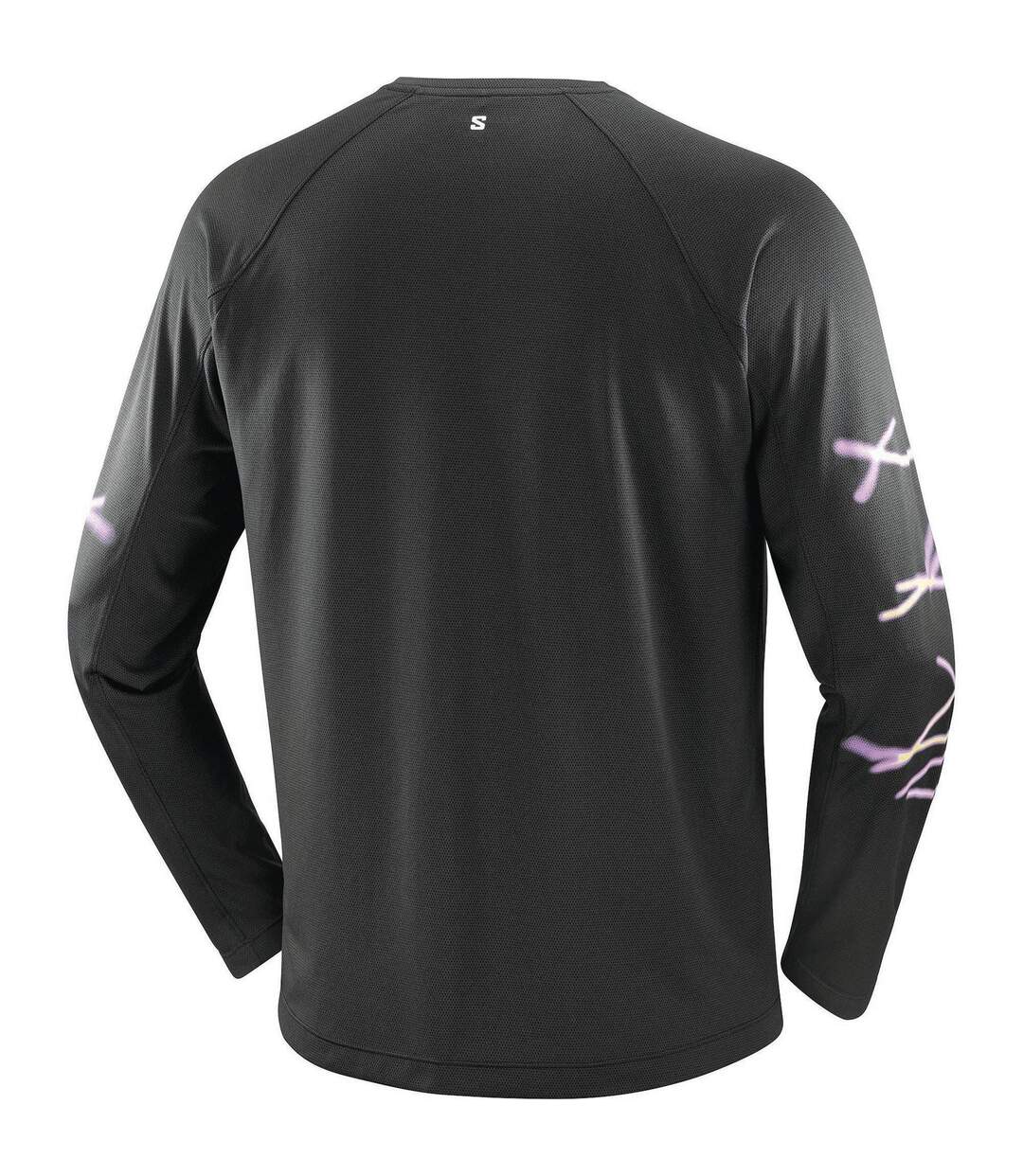 T-shirt Manches Longues Motif/style Imprimé Graphique Core Homme Noir Salomon-3