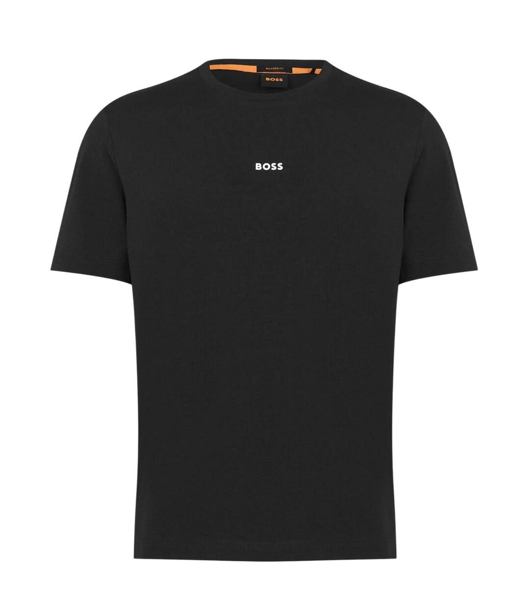 Mens Tchup Logo Oversized T-shirt Black Boss-2