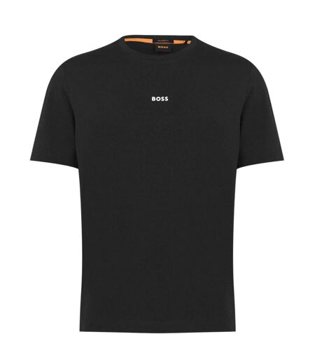 Mens Tchup Logo Oversized T-shirt Black Boss
