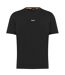 Mens Tchup Logo Oversized T-shirt Black Boss-2
