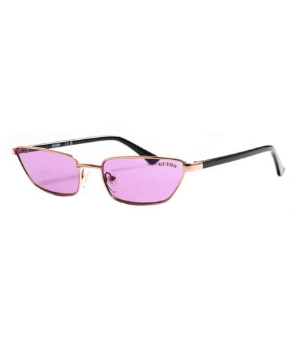 Women's metal sunglasses with rectangular shape GU8285 Guess