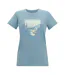 T-shirt Motif/style Paysage Fingal Femme Bleu Pâle Regatta-2
