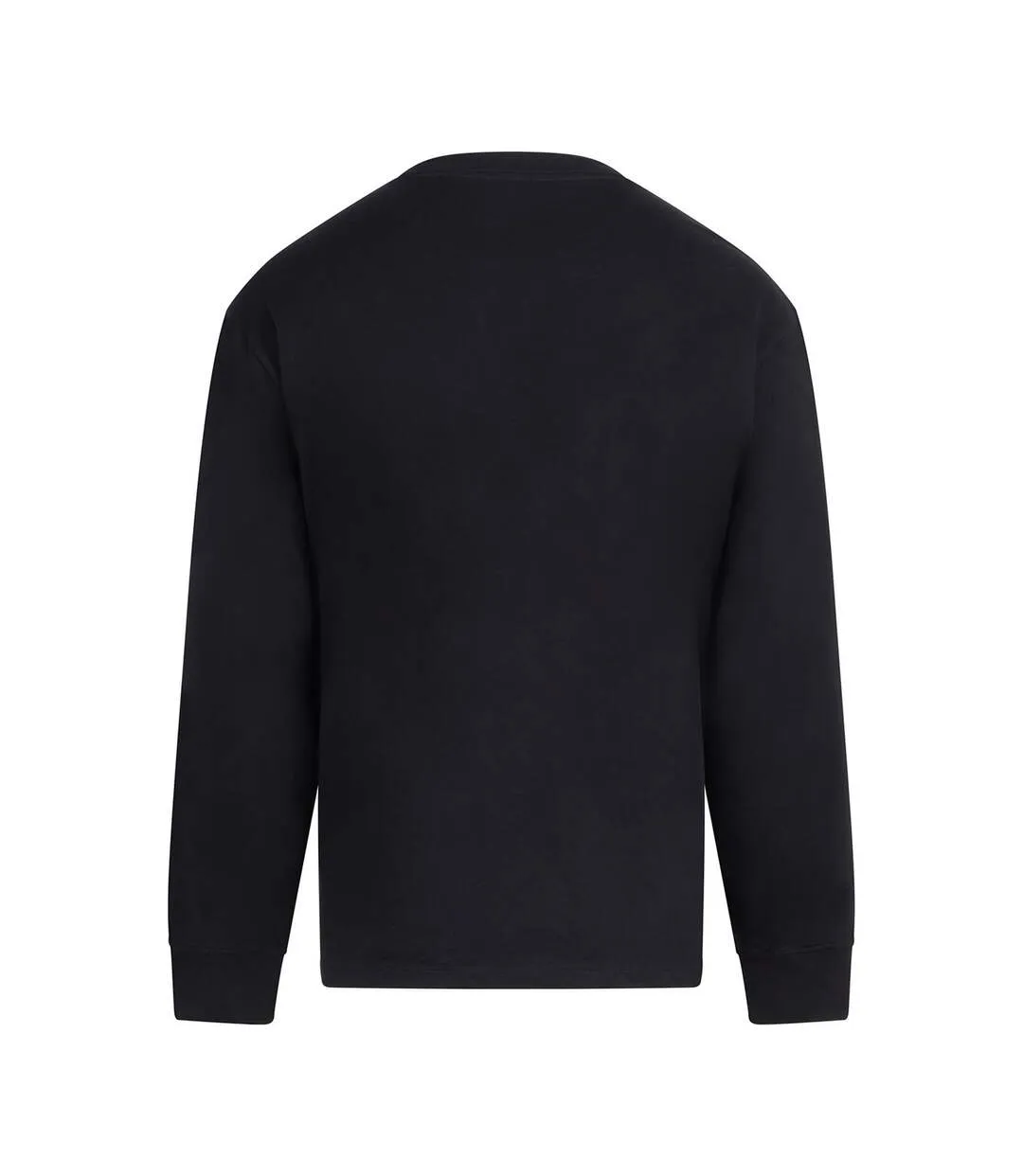 Mens Headline Heavyweight Long-sleeved T-shirt Black Anthem-2