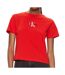 T-shirt Rouge Femme Calvin Klein Jeans Monologo Baby - M-1