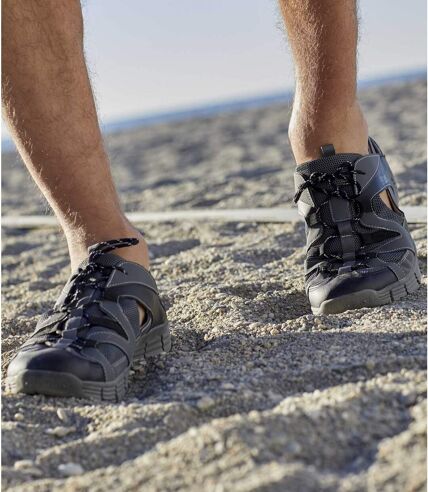 Men's Grey Casual Outdoor Sandals