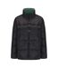 Womens/ladies Reversible Lightweight Slim Down Jacket Black Firetrap-1