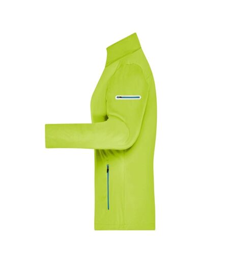 Veste Softshell Femme Bleu Vif Jaune Vif James And Nicholson