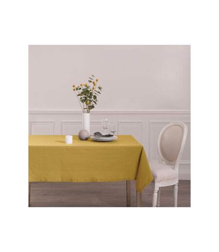 Nappe Rectangulaire Chambray 140x240cm Ocre