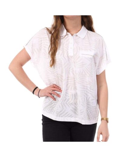 Polo blanc femme kaporal fur
