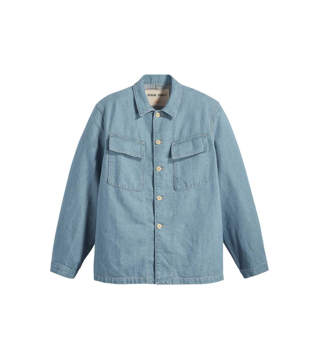 Mens Denim Shirt Jacket Blue Indigo Levis-2