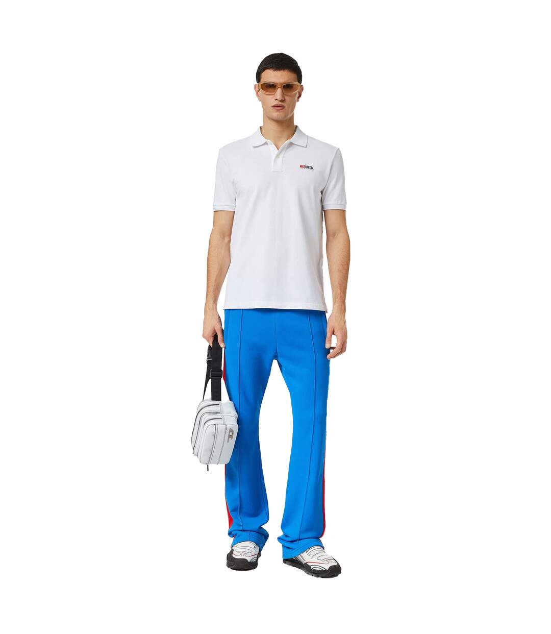 Polo Motif Logo T Smith Div New D Adulte Blanc Diesel-4