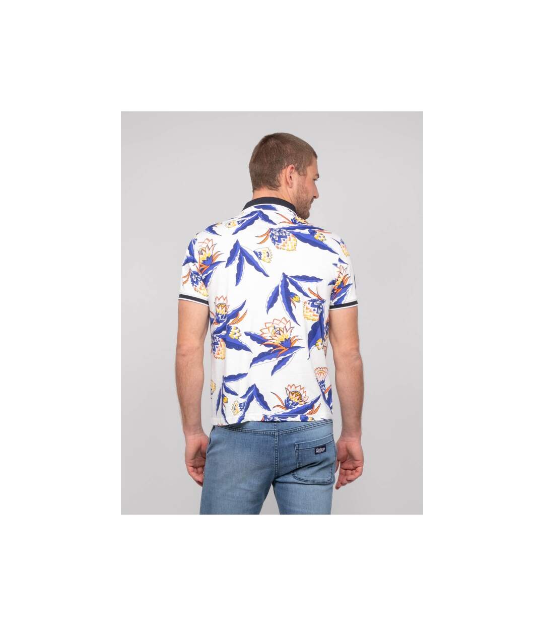 Polo manches courtes coton motifs PEWA-2