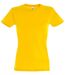 T-shirt manches courtes - Femme - 11502 - jaune