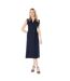 Robe mi-longue femme bleu marine Principles