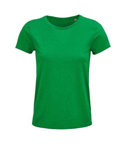 SOLS Womens/Ladies Crusader Organic T-Shirt (Kelly Green)